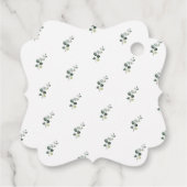 PixDezines Eucalyptus Vielen Dank Signature-Script Geschenkanhänger (Rückseite)