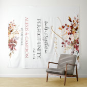 PixDezines Fall Foliaage Eukalyptus Col. 3:14 Band Wandteppich (Beispiel (Horizontal))