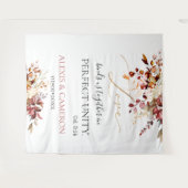 PixDezines Fall Foliaage Eukalyptus Col. 3:14 Band Wandteppich (Vorderseite (Horizontal))