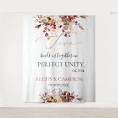 PixDezines Fall Foliaage Eukalyptus Col. 3:14 Band Wandteppich (Vorderseite)