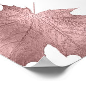 PixDezines Fall Foliage/Imitate RosGold/Sitzkohl Poster (Ecke)
