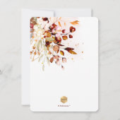 PixDezines Fall Gum Eukalyptus Brunch+Bubbly Einladung (Rückseite)