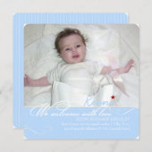 PixDezines Farben, Fotos Geburtsankündigung Ankündigung (Vorne/Hinten)