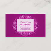 PixDezines-Farbrollen/antike Rollen Visitenkarte (Rückseite)