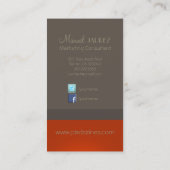 PixDezines-Farbton, dunkle Hintergrundfarben/styli Visitenkarte (Rückseite)