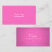 PixDezines-Farbton/schlicht Visitenkarte (Vorne/Hinten)