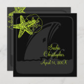 PixDezines-Farbton/Starfish/Beach+Cruise Schiff Einladung (Vorne/Hinten)