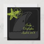 PixDezines-Farbton/Starfish/Beach+Cruise Schiff Einladung (Vorderseite)