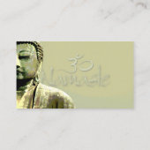 PixDezines-Farbtöne, Meditation und Symbol Visitenkarte (Rückseite)