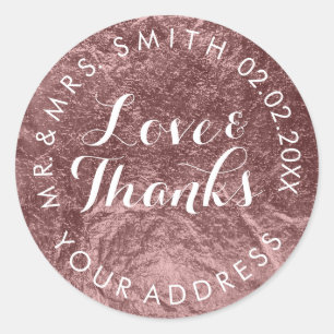 PixDezines FAUX FOLIE, BRONZE Runder Aufkleber