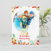 PixDezines-Feuerwehr/Ferienkarten Feiertagskarte (Stehend Vorderseite)