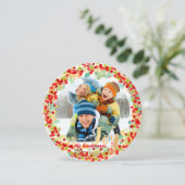 PixDezines-Feuerwehr/Ferienkarten Feiertagskarte (Stehend Vorderseite)