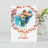 PixDezines-Feuerwehr/Ferienkarten Feiertagskarte (Stehend Vorderseite)