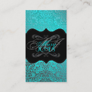 PixDezines Fidora Vintage Damask Visitenkarte