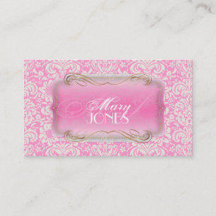 PixDezines Fidora Vintage Farbe Damask/DIY Visitenkarte