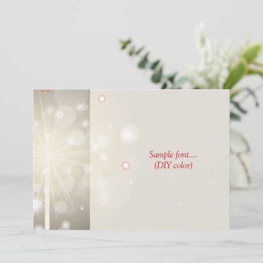 PixDezines filigrane Wirbel/Farbtöne Einladung (Stehend Vorderseite)