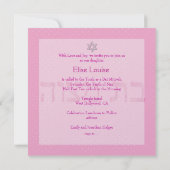 PixDezines Fledermaus Mitzvah+Foto Einladung (Rückseite)