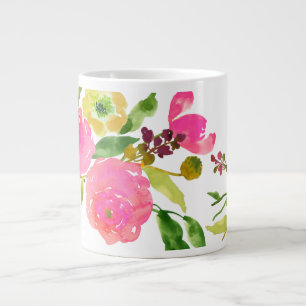 PixDezines floral/Aquarell/Ranunculus Jumbo-Tasse