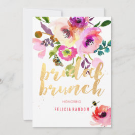 PixDezines Floral Wasserfarbe Bridal Brunch/DIY Einladung