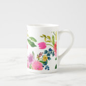 PixDezines floral/wasserfarbe/ranunculus Porzellantasse (Rechts)