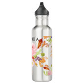 PixDezines Floral/Wasserfarbe/Ranunculus Trinkflasche (Rechts)