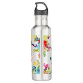 PixDezines Floral/Wasserfarbe/Ranunculus Trinkflasche (Rückseite)