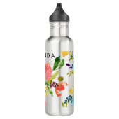 PixDezines Floral/Wasserfarbe/Ranunculus Trinkflasche (Rechts)
