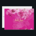 PixDezines Floral Watercolor Bat Mitzvah Einladung<br><div class="desc">PixDezines Bat Mitzvah florale digitale Aquarell von dunkelrosa Kirschblüten mit Rose goldener Stern von david. DIY für jede Veranstaltung. Mit unserem dynamischen Design können Sie alle Elemente bearbeiten. Unter "Bearbeiten mit dem Entwurfstool" finden Sie den Link unten, um alle Elemente zu bearbeiten. Bitte entfernen Sie alle nicht verwendeten Schichten. Bestimmte...</div>
