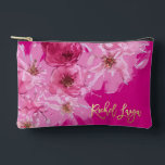 PixDezines Floral Watercolor Bat Mitzvah Zubehörtasche<br><div class="desc">PixDezines Bat Mitzvah florale digitale Aquarell von dunkelrosa Kirschblüten mit Rose goldener Stern von david. DIY für jede Veranstaltung. Mit unserem dynamischen Design können Sie alle Elemente bearbeiten. Unter "Bearbeiten mit dem Entwurfstool" finden Sie den Link unten, um alle Elemente zu bearbeiten. Bitte entfernen Sie alle nicht verwendeten Schichten. Bestimmte...</div>