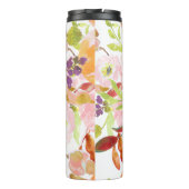 PixDezines Floral Watercolor/DIY Hintergrund Thermosbecher (Rückseite)