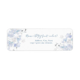 PixDezines Floral Watercolor, Dusty Blue Sweetpea