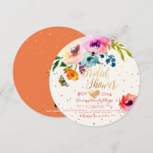PixDezines Florale Aquarell-Brautparty