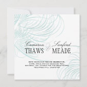 PixDezines Flügel von Tauben/getauchte Hintergrund Einladung (Rückseite)