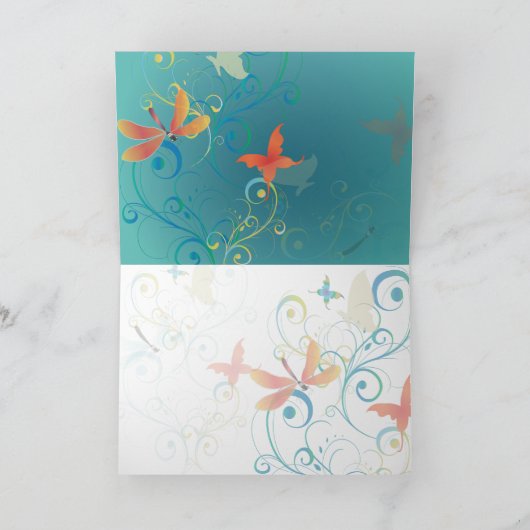 PixDezines Fluttering By2, Danke Karten (Innenseite)