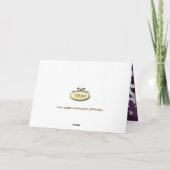 PixDezines Fluttering durch Dankbarkeit Karten/DIY Dankeskarte (Rückseite)