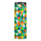 PixDezines Forest Green Geometric/Triangle Thermosbecher (Rückseite)