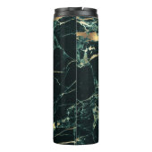 PixDezines FOREST GREEN MARBLE IMITATS GOLD VEINS Thermosbecher (Rückseite)