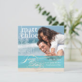 PixDezines-Foto Retten Datum, benutzerdefinierte F Save The Date (Stehend Vorderseite)