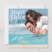 PixDezines-Foto Retten Datum, benutzerdefinierte F Save The Date (Vorderseite)