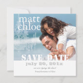 PixDezines-Foto Retten Datum, benutzerdefinierte F Save The Date (Vorderseite)