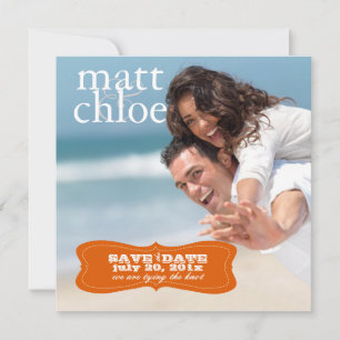 PixDezines-Foto Retten Datum, DIY-Farbe Save The Date