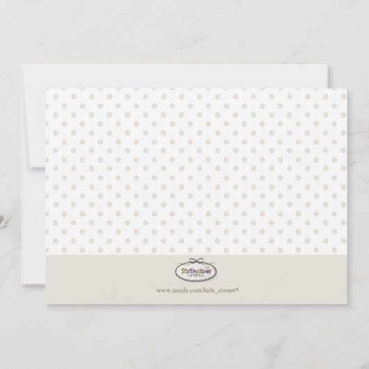 PixDezines Foto-Vorlage Geburtsankündigung Ankündigung (Rückseite)