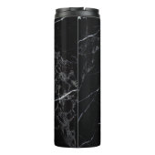 PixDezines Frau BLACK MARBLE IMITATS GOLD Thermosbecher (Rückseite)