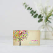 PixDezines Frühjahrsblüten/Baumtrimmer, die in Ind Visitenkarte (Stehend Vorderseite)