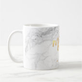 PixDezines Future Frau Modern/Imitats Gold Script Kaffeetasse (Links)