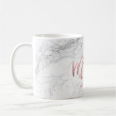 PixDezines Future Mrs./Imitate Rose Gold/Moderne S Kaffeetasse (Links)