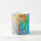 PIXDEZINES GALAXY ABSTRAKT, BOLD FARBEN KAFFEETASSE (Mittel)