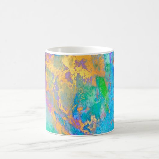 PIXDEZINES GALAXY ABSTRAKT, BOLD FARBEN KAFFEETASSE (Mittel)