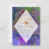 PixDezines Galaxy Abstrakt Graduation Party Einladung (Vorderseite)