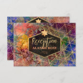 PixDezines Galaxy Abstrakt Mitzvah Empfang (Vorne/Hinten)